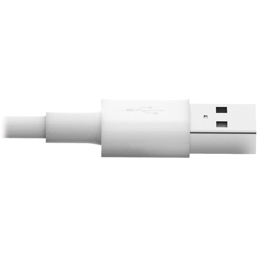 Eaton Tripp Lite Series USB-A to Lightning Sync/Charge Cable (M/M) - MFi Certified, White, 6 ft. (1.8 m) M100-006-WH