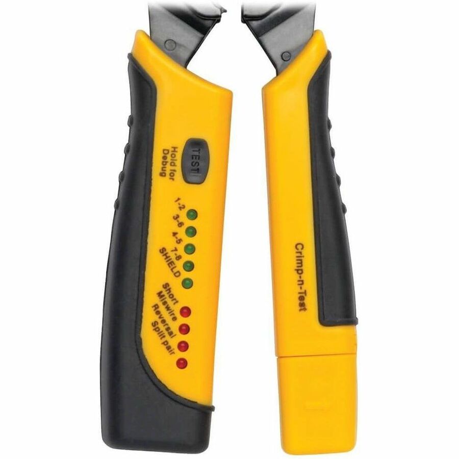 Eaton Tripp Lite Series RJ11/RJ12/RJ45 Wire Crimper with Built-in Cable Tester T100-001-TST