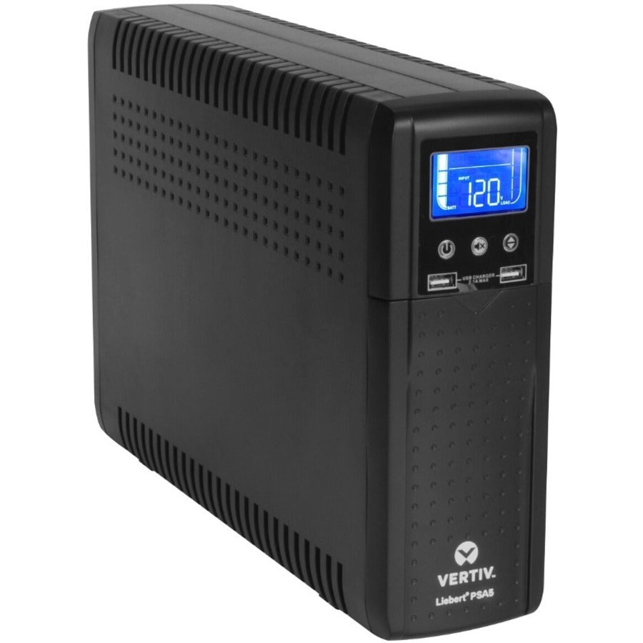 Vertiv Liebert PSA5 UPS - 1000VA/600W 120V| Line Interactive AVR Tower UPS PSA5-1000MT120