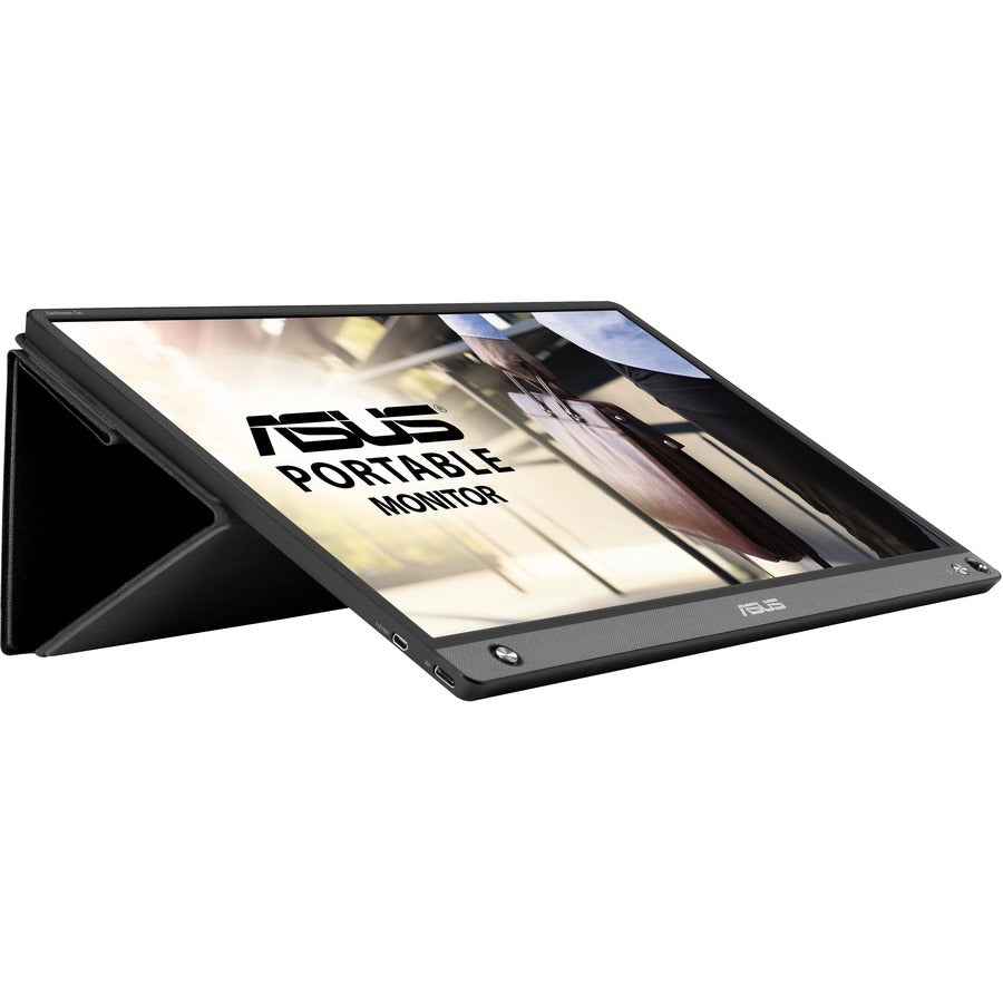 Asus ZenScreen GO MB16AHP 16" Class Full HD LCD Monitor - 16:9 - Black, Gray MB16AHP