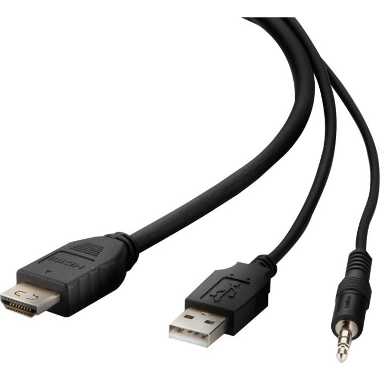 Belkin TAA HDMI/USB/AUD CBL,HDMI M/M; USB A/B, 6' F1DN1CCBL-HH6T