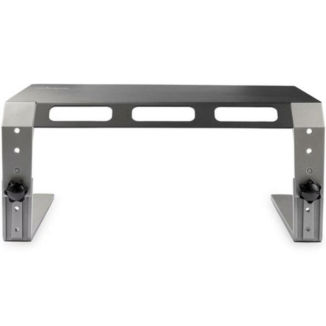 StarTech.com Monitor Riser Stand, For up to 32" (22lb/10kg) Monitor, Monitor Riser, Steel&Aluminum, Monitor Shelf w/ Three Height Settings MONSTND