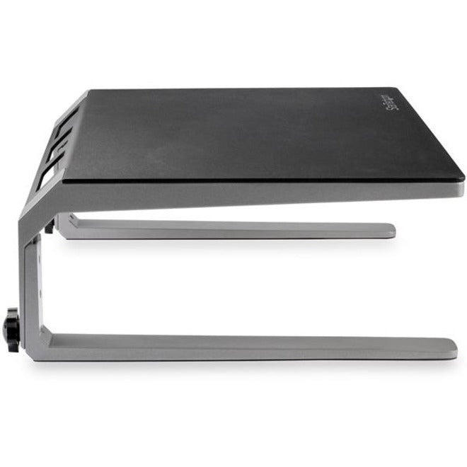 StarTech.com Monitor Riser Stand, For up to 32" (22lb/10kg) Monitor, Monitor Riser, Steel&Aluminum, Monitor Shelf w/ Three Height Settings MONSTND