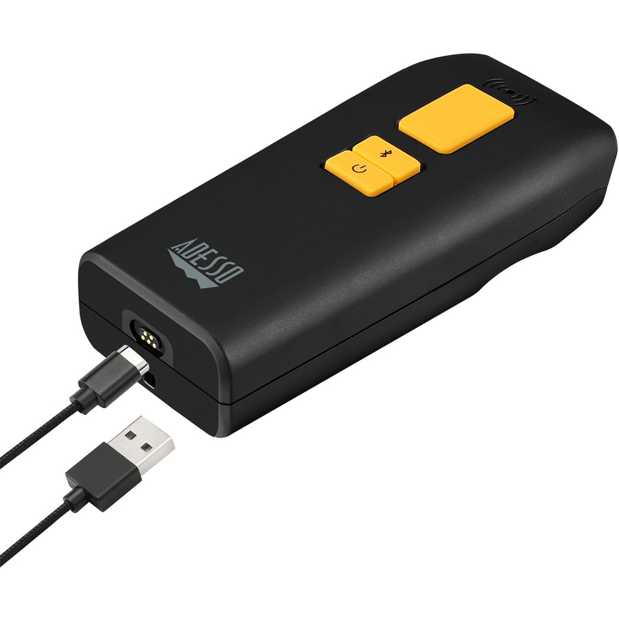 Adesso NuScan 3500TB Bluetooth Antimicrobial Waterproof 2D Barcode Scanner NUSCAN 3500TB