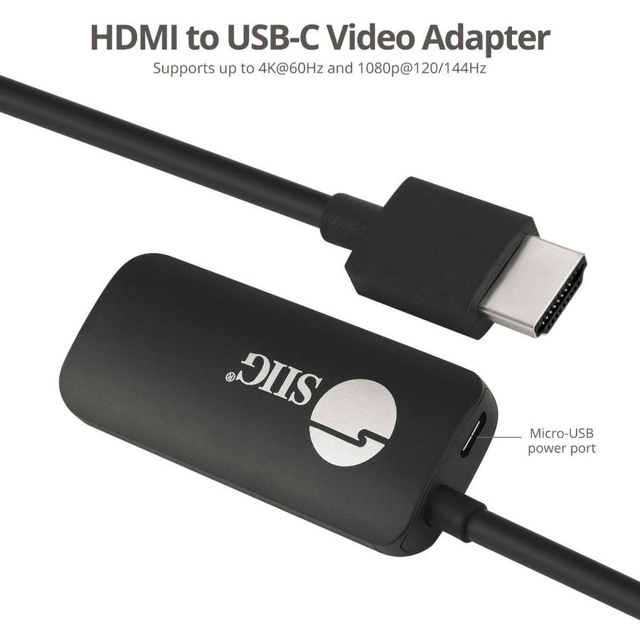 SIIG HDMI to USB-C Port 4K 60Hz Converter Adapter CB-H21711-S1