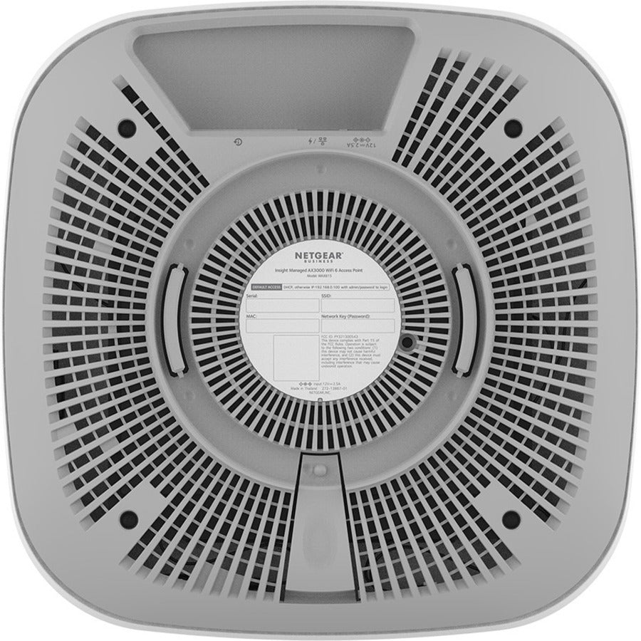 Netgear WAX615 Dual Band IEEE 802.11 a/b/g/n/ac/ax/i 3 Gbit/s Wireless Access Point WAX615-100NAS
