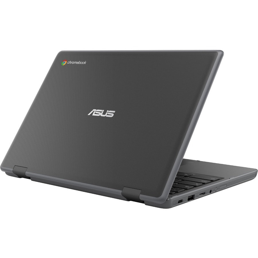 Asus Chromebook Flip CR1 CR1100FKA-YZ182T 11.6" Touchscreen Rugged Convertible 2 in 1 Chromebook - HD - Intel Celeron N5100 - 8 GB - 32 GB Flash Memory - Dark Gray CR1100FKA-YZ182T