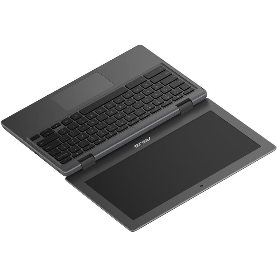 Asus Chromebook Flip CR1 CR1100FKA-YZ182T 11.6" Touchscreen Rugged Convertible 2 in 1 Chromebook - HD - Intel Celeron N5100 - 8 GB - 32 GB Flash Memory - Dark Gray CR1100FKA-YZ182T