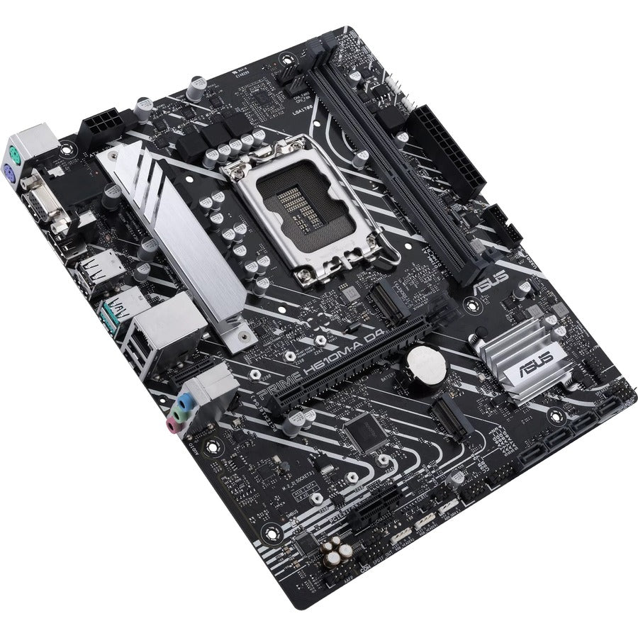 Asus Prime H610M-A D4-CSM Desktop Motherboard - Intel H610 Chipset - Socket LGA-1700 - Micro ATX PRIME H610M-A D4-CSM