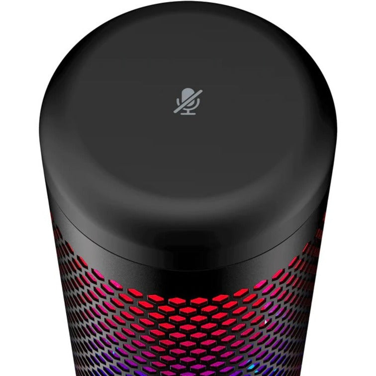 HyperX QuadCast S Wired Condenser Microphone - Black, Gray 4P5P7AA