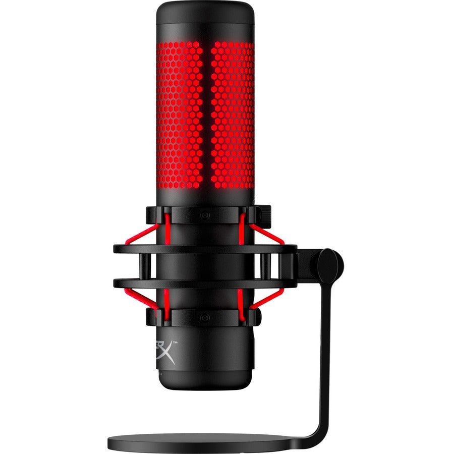 HyperX QuadCast Electret Condenser Microphone - Black, Red 4P5P6AA