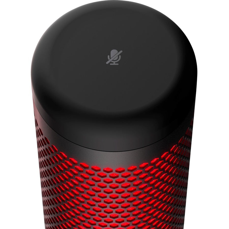 HyperX QuadCast Electret Condenser Microphone - Black, Red 4P5P6AA