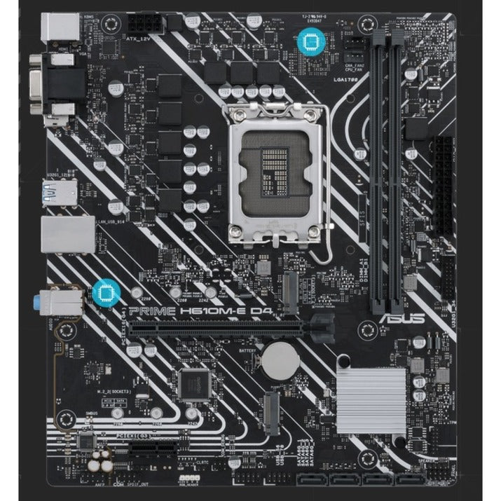 Asus Prime H610M-E D4-CSM Desktop Motherboard - Intel H610 Chipset - Socket LGA-1700 PRIME H610M-E D4-CSM