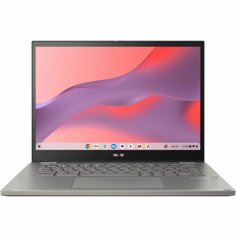 Asus Chromebook Vibe CX34 Flip CX3401 CX3401FBA-YZ762T-S 14" Touchscreen Convertible Chromebook - WUXGA - Intel Core i7 12th Gen i7-1255U - 16 GB - 512 GB SSD - Gray CX3401FBA-YZ762T-S