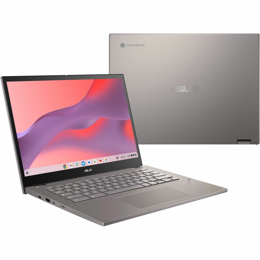Asus Chromebook Vibe CX34 Flip CX3401 CX3401FBA-YZ762T-S 14" Touchscreen Convertible Chromebook - WUXGA - Intel Core i7 12th Gen i7-1255U - 16 GB - 512 GB SSD - Gray CX3401FBA-YZ762T-S