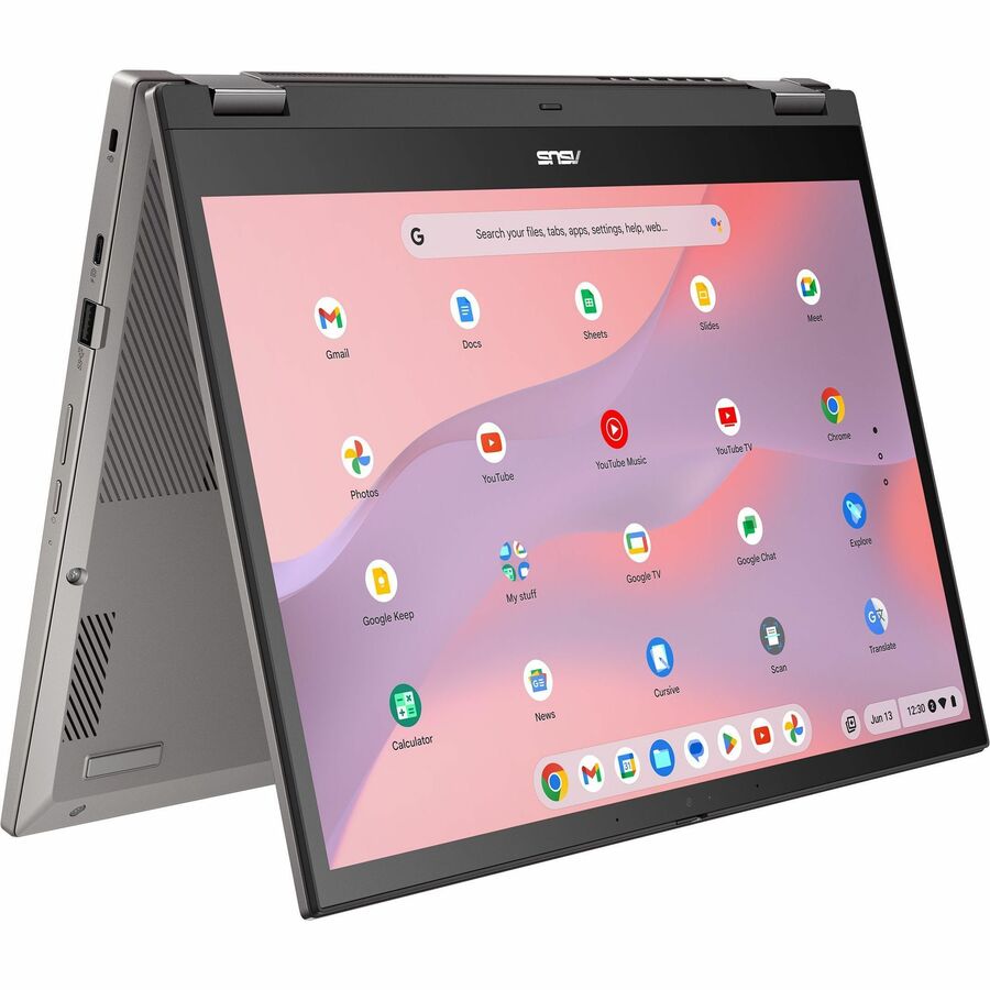 Asus Chromebook Vibe CX34 Flip CX3401 CX3401FBA-YZ762T-S 14" Touchscreen Convertible Chromebook - WUXGA - Intel Core i7 12th Gen i7-1255U - 16 GB - 512 GB SSD - Gray CX3401FBA-YZ762T-S