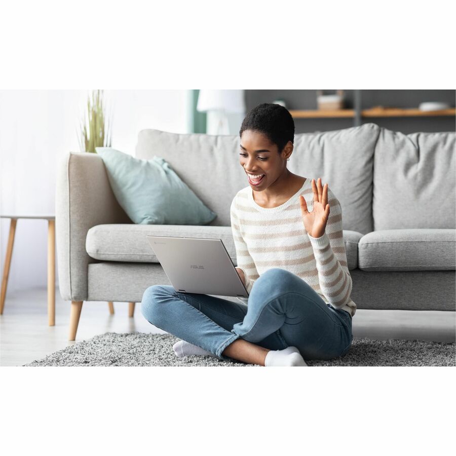 Asus Chromebook Vibe CX34 Flip CX3401 CX3401FBA-YZ762T-S 14" Touchscreen Convertible Chromebook - WUXGA - Intel Core i7 12th Gen i7-1255U - 16 GB - 512 GB SSD - Gray CX3401FBA-YZ762T-S