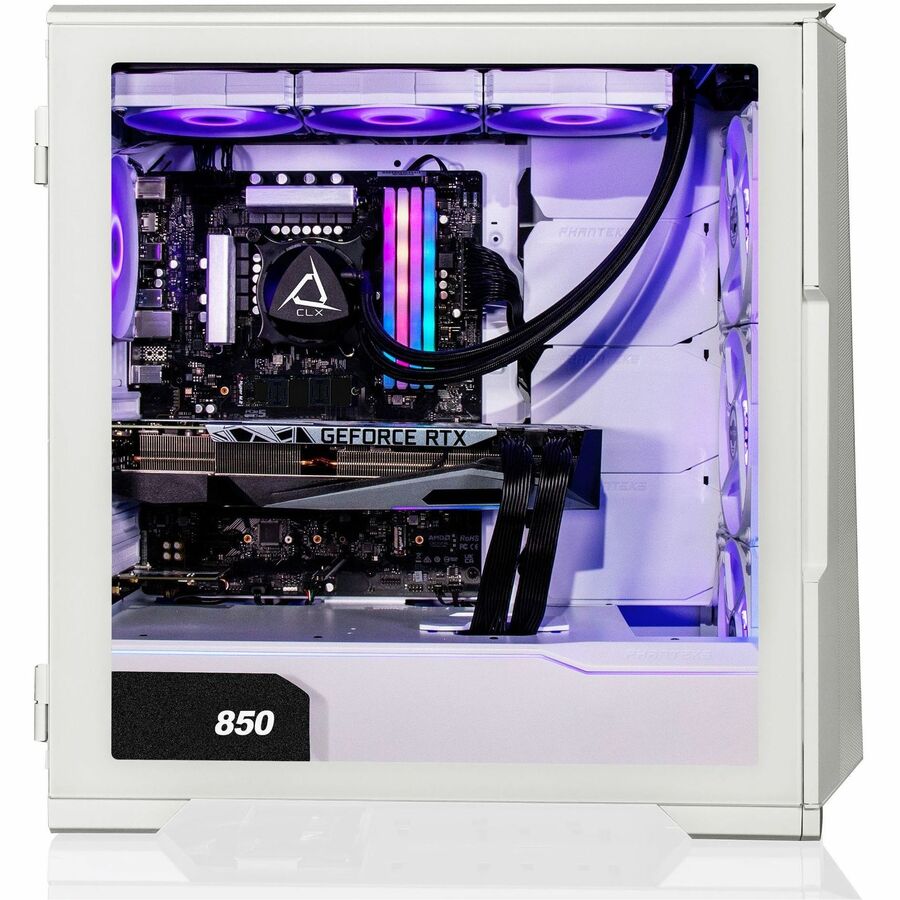 CLX SET Gaming Desktop - Liquid Cooled Intel Core i9 13900KF 3GHz 24-Core Processor, 64GB DDR5 Memory, GeForce RTX 4080 16GB GDDR6X Graphics, 1TB SSD, 6TB HDD, WiFi, Windows 11 Home 64-bit TGMSETRTU2B09WM