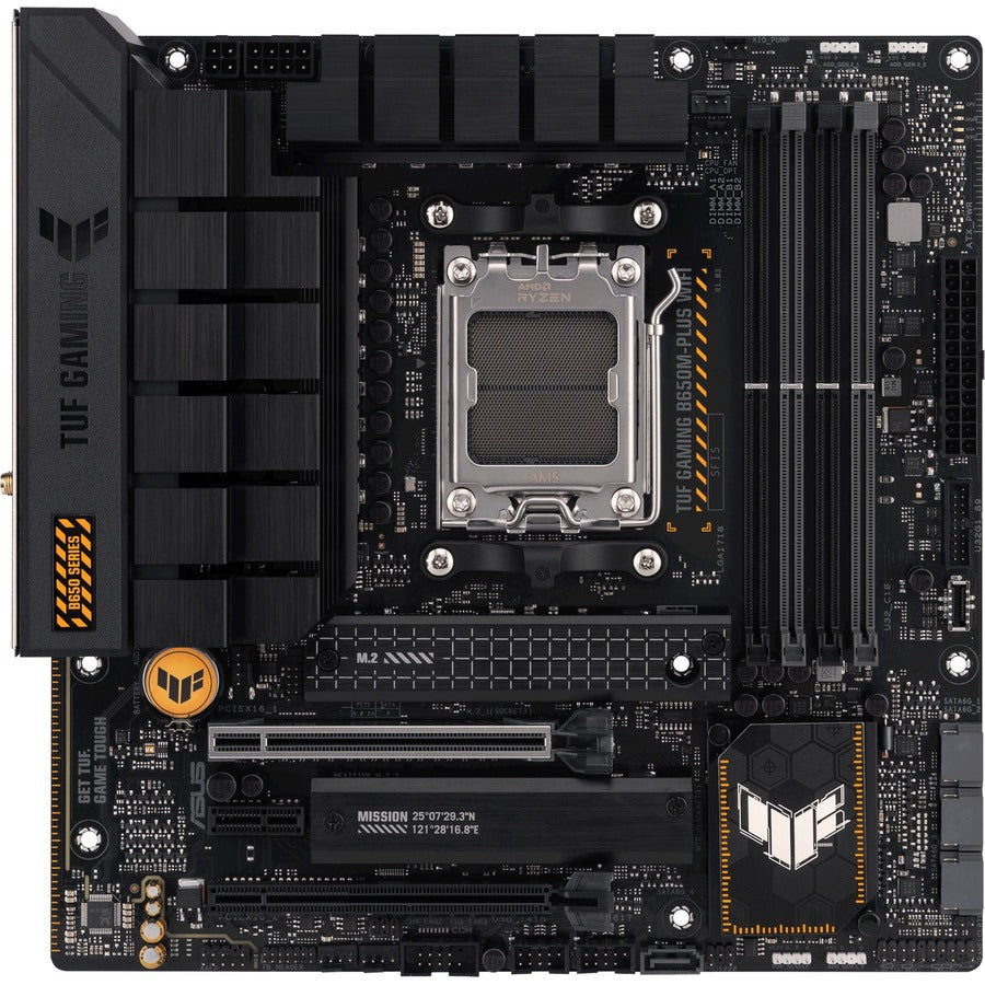 TUF GAMING B650M-PLUS WIFI Gaming Desktop Motherboard - AMD B650 Chipset - Socket AM5 - Micro ATX TUF GAMING B650M-PLUS WIFI