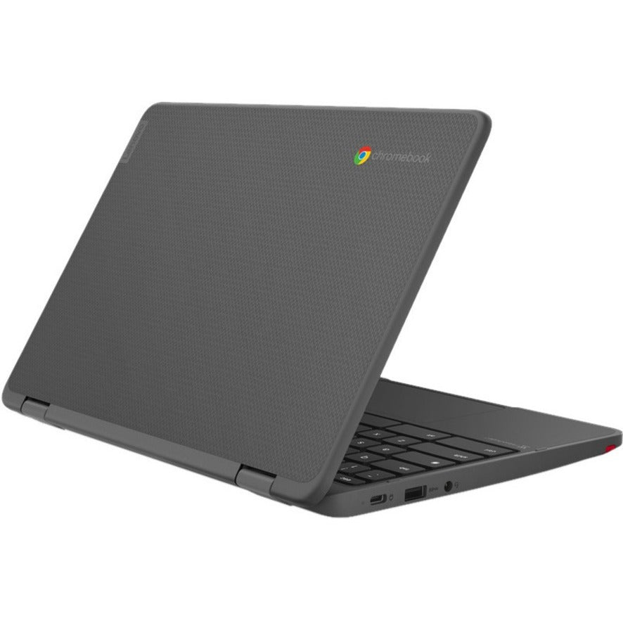 Lenovo 300e Yoga Chromebook Gen 4 82W20002US 11.6" Touchscreen Convertible 2 in 1 Chromebook - HD - Octa-core (ARM Cortex A76 + Cortex A55) - 4 GB - 32 GB Flash Memory - English Keyboard - Graphite Gray 82W20002US