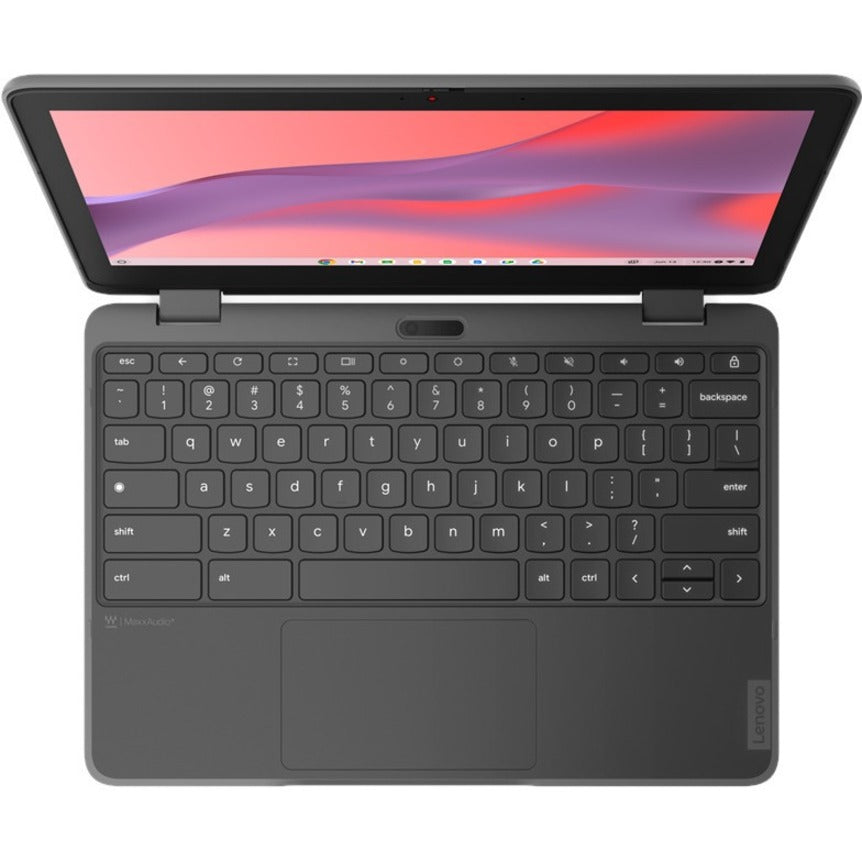Lenovo 300e Yoga Chromebook Gen 4 82W20002US 11.6" Touchscreen Convertible 2 in 1 Chromebook - HD - Octa-core (ARM Cortex A76 + Cortex A55) - 4 GB - 32 GB Flash Memory - English Keyboard - Graphite Gray 82W20002US