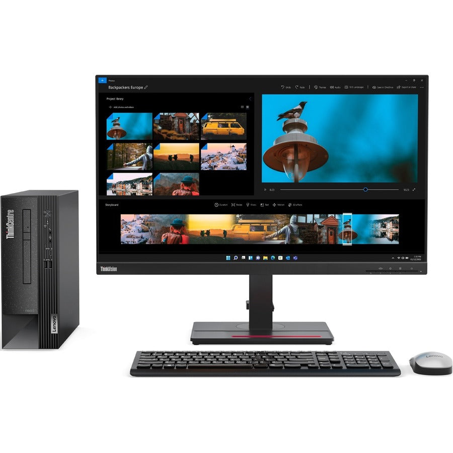 Lenovo ThinkCentre neo 50s Gen 4 12JF0002US Desktop Computer - Intel Core i5 13th Gen i5-13400 - 16 GB - 256 GB SSD - Small Form Factor - Black 12JF0002US