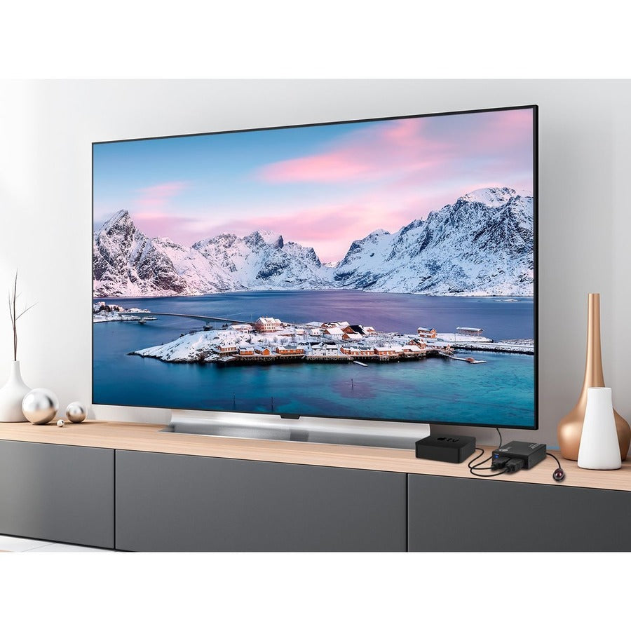 SIIG 4K60Hz HDMI over Cat6 Extender with Loopout & IR - 50m- HDMI Extender- Auto Downscaling CE-H27K11-S1