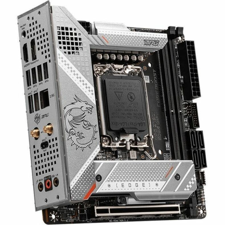 MSI MPG Z790I EDGE WIFI Gaming Desktop Motherboard - Intel Z790 Chipset - Socket LGA-1700 - Mini ITX Z790IEDGE