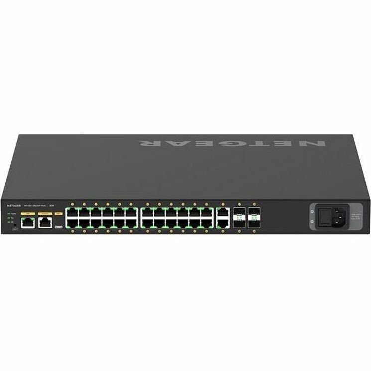 Netgear AV Line M4250-26G4XF-PoE+ 24x1G PoE+ 480W 2x1G and 4xSFP+ Managed Switch GSM4230PX-TAANAS