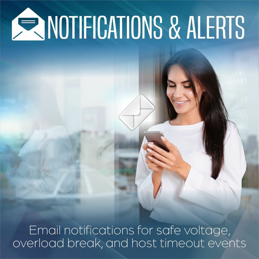 TRENDnet 6-Outlet Managed PDU, Rackmount Power Distribution Unit, 1 x NEMA 5-15R Bypass Power Outlet, 1 x Gigabit RJ-45 Port, Overload Protection, Surge Protection 2160J, Black, TPI-06 TPI-06