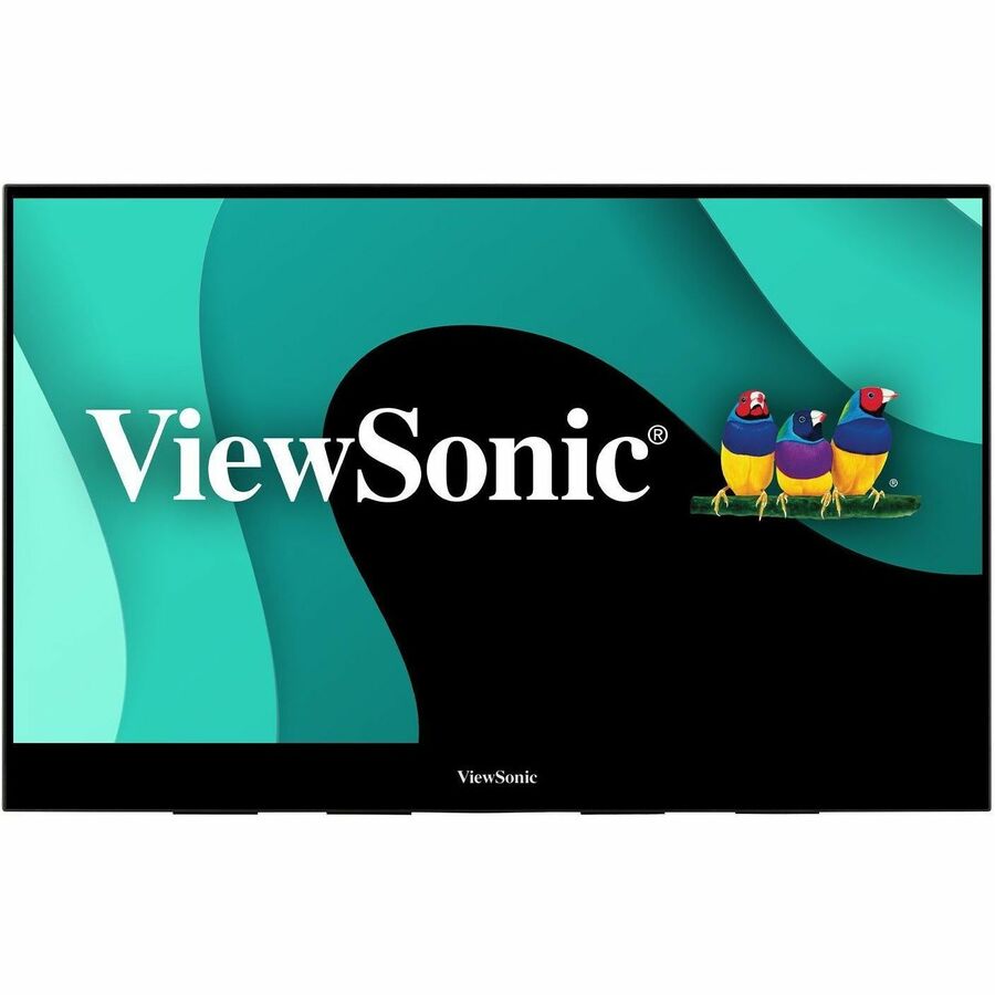 ViewSonic VX1655-4K-OLED 15.6 Inch 4K UHD Portable OLED Monitor with 2 Way Powered 60W USB C, Mini HDMI, Dual Speakers, and Built-in Stand with Magnetic Cover VX1655-4K-OLED