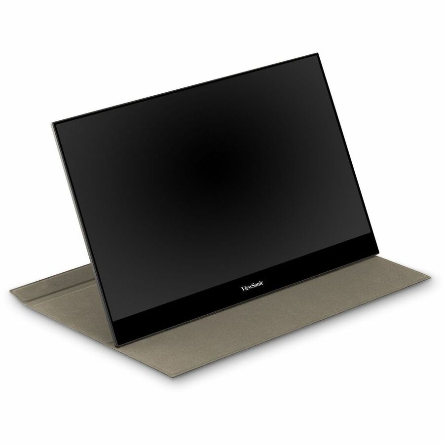 ViewSonic VX1655-4K-OLED 15.6 Inch 4K UHD Portable OLED Monitor with 2 Way Powered 60W USB C, Mini HDMI, Dual Speakers, and Built-in Stand with Magnetic Cover VX1655-4K-OLED