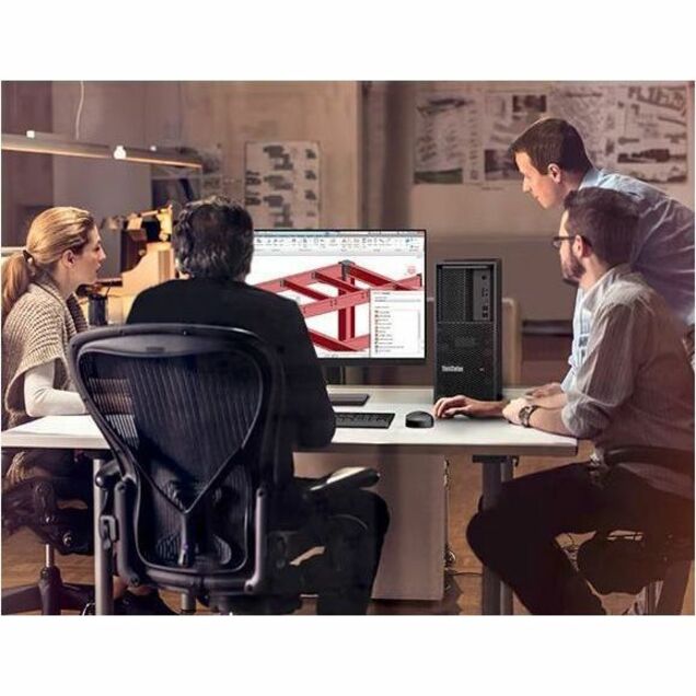 Lenovo ThinkStation P3 30GS006PUS Workstation - 1 x Intel Core i7 13th Gen i7-13700K - vPro Technology - 32 GB - 1 TB SSD - Tower 30GS006PUS