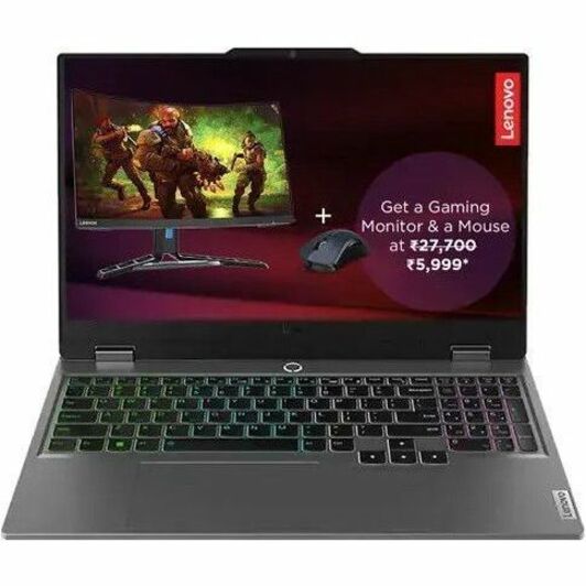 Lenovo LOQ 15AHP9 83DX009RUS 15.6" Gaming Notebook - Full HD - AMD Ryzen 7 8845HS - 16 GB - 512 GB SSD - English (US) Keyboard - Luna Gray 83DX009RUS