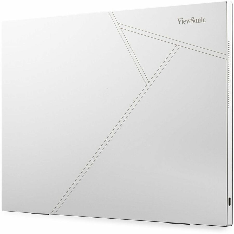 ViewSonic VG1656N 16 Inch 1200p IPS Wireless Portable Monitor with 2 Way Powered 60W USB C, Built-in 4000 mAh Battery and Stand with Smart Cover VG1656N