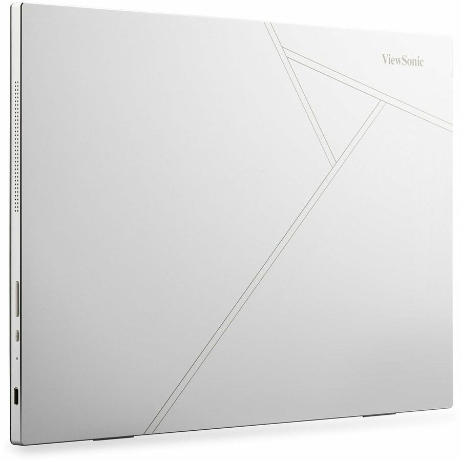 ViewSonic VG1656N 16 Inch 1200p IPS Wireless Portable Monitor with 2 Way Powered 60W USB C, Built-in 4000 mAh Battery and Stand with Smart Cover VG1656N