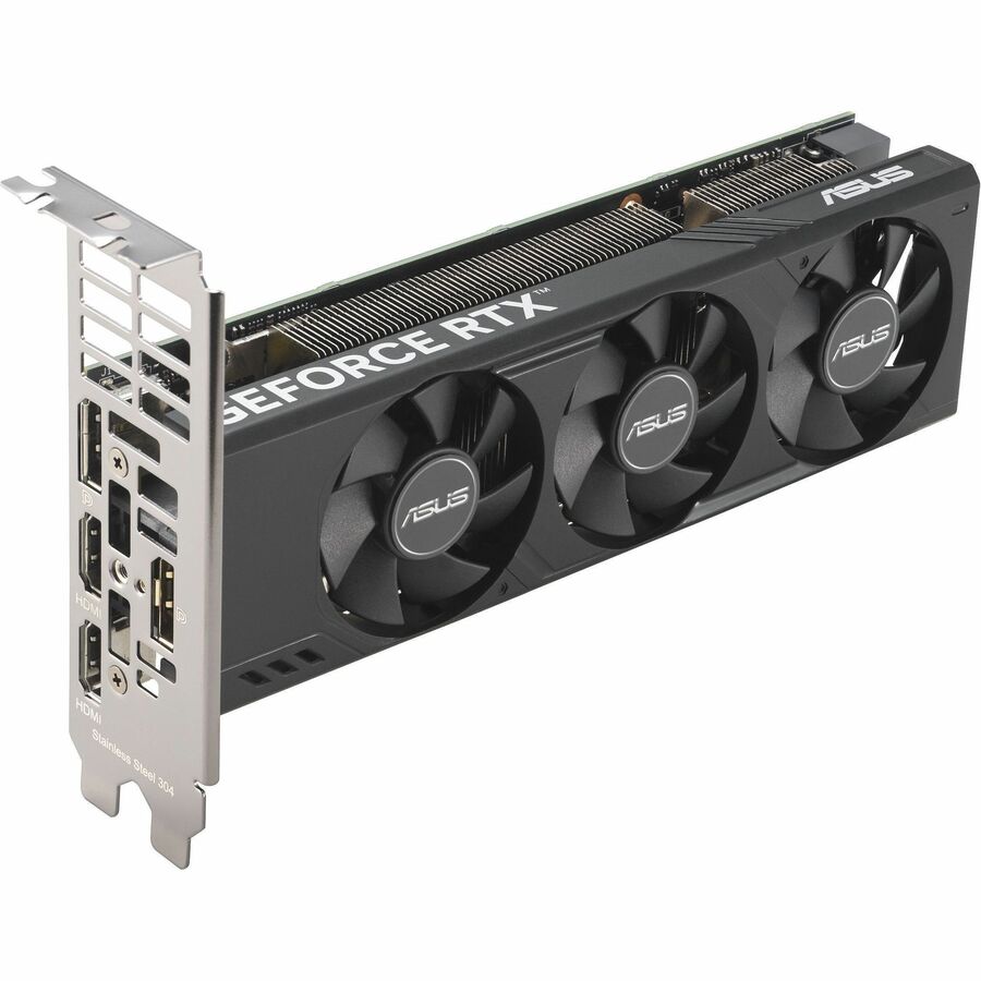 Asus NVIDIA GeForce RTX 4060 Graphic Card - 8 GB GDDR6 - Low-profile RTX4060-O8G-LP-BRK