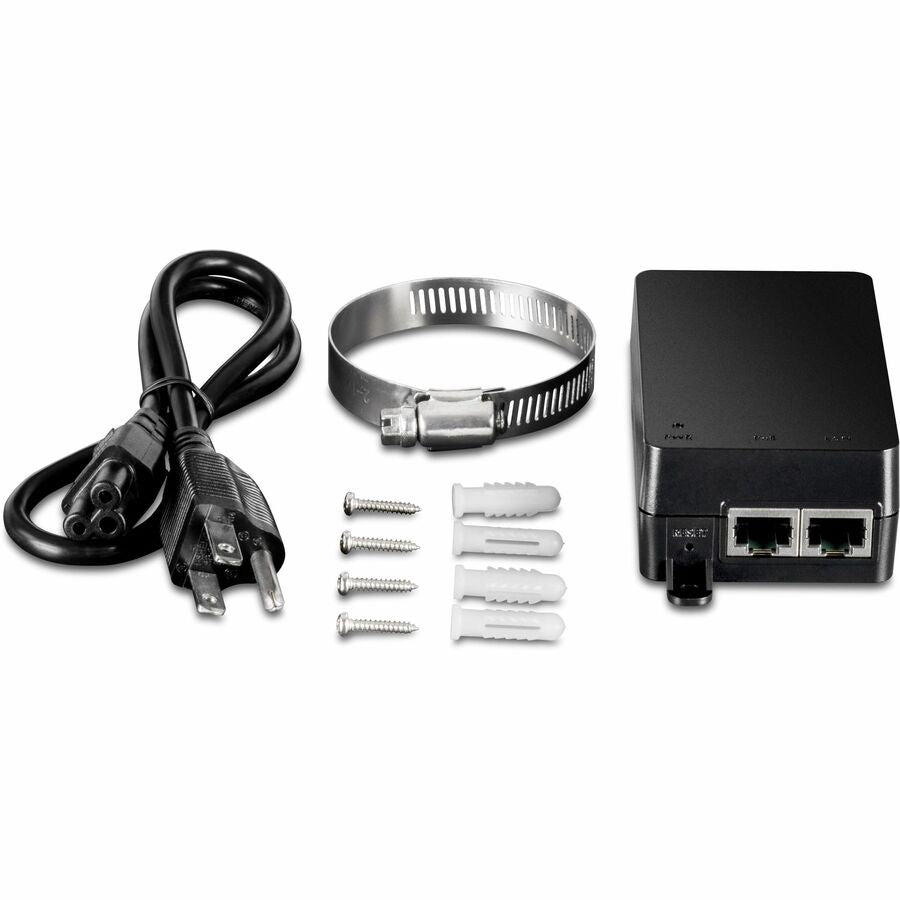 TRENDnet 14 dBi WiFi 6 AX1200 Outdoor Directional PoE Access Point, TEW-940APBO, 5GHz WiFi 6 Point-to-Point Bridge, 1 x Gigabit PoE (in) Port, and 1 x Gigabit Port, 14 dBi Directional Antenna, White TEW-940APBO