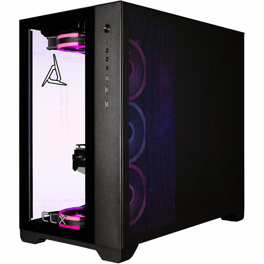 CLX SET Gaming Desktop Computer - AMD Ryzen 7 7800X3D - 32 GB - 2 TB SSD - Mid-tower - Black TGMSETRTU4304BM