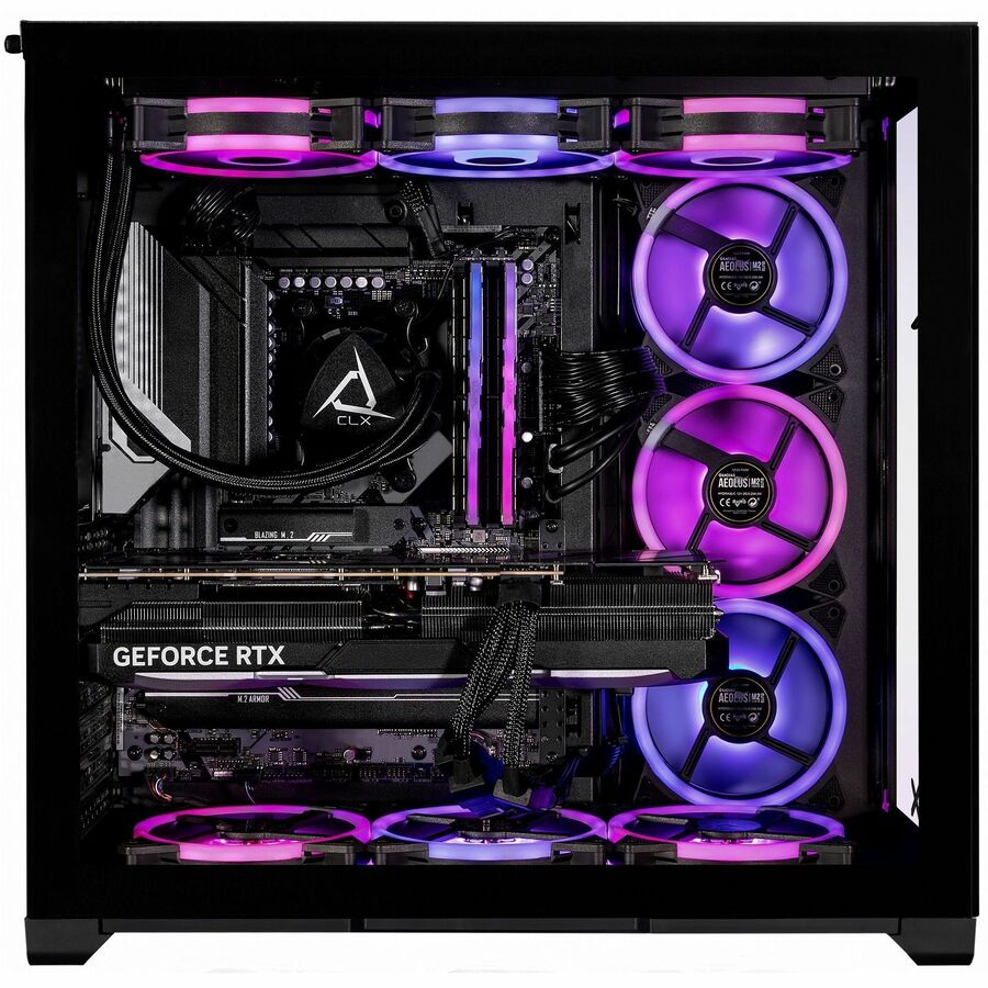 CLX SET Gaming Desktop Computer - AMD Ryzen 7 7800X3D - 32 GB - 2 TB SSD - Mid-tower - Black TGMSETRTU4304BM