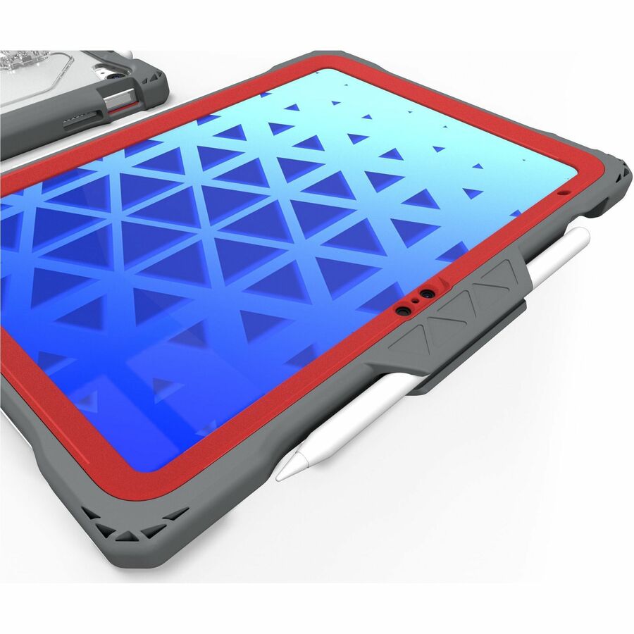MAXCases Shield Extreme-X2 for iPad 10 10.9" (2022) (Red Bezel-Gray Case) APSXX2IP10RED