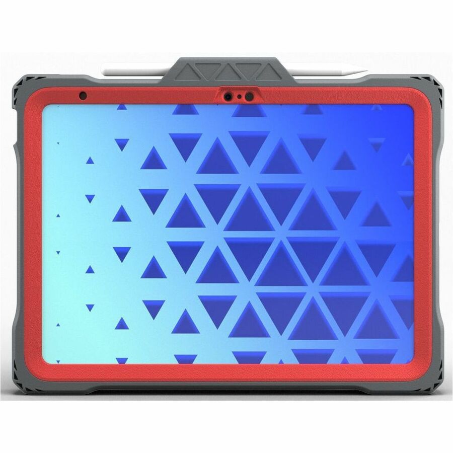 MAXCases Shield Extreme-X2 for iPad 10 10.9" (2022) (Red Bezel-Gray Case) APSXX2IP10RED