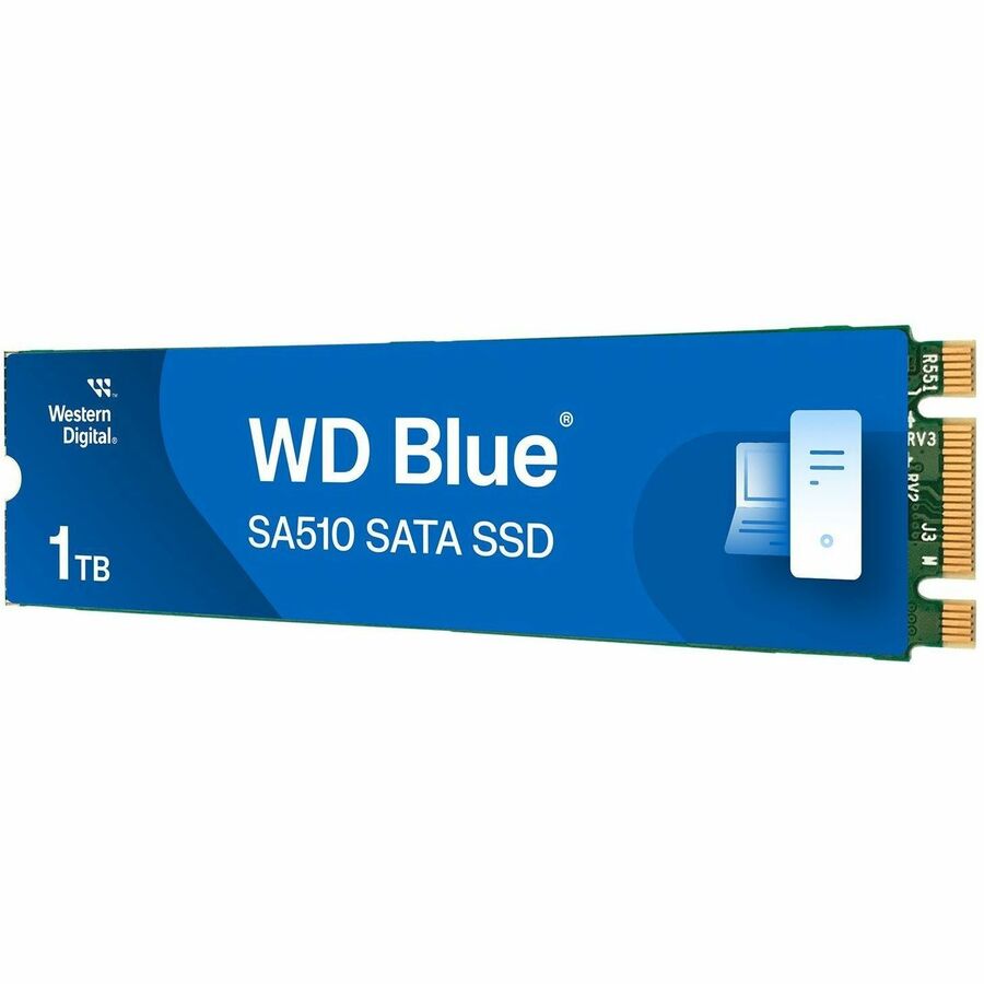 WD Blue SA510 WDS100T3B0B-00AXS0 1 TB Solid State Drive - M.2 2280 - SATA WDS100T3B0B-00AXS0