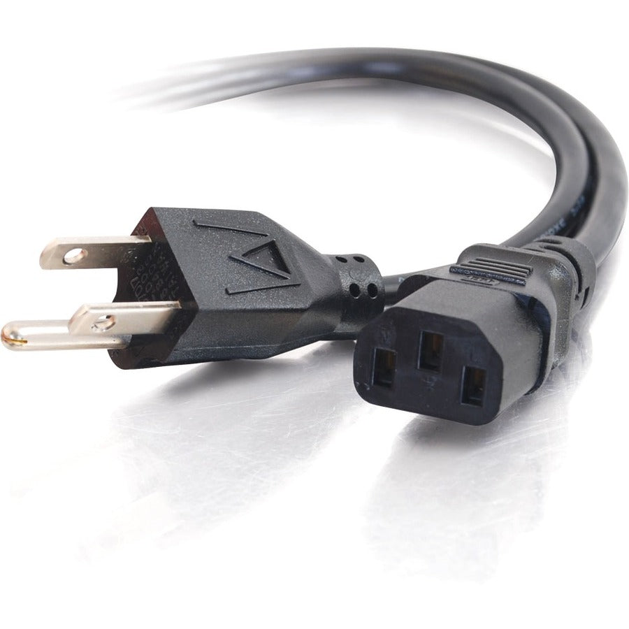 C2G 10ft Power Cord - 18 AWG - NEMA 5-15P to IEC320C13 - Computer Power 03134