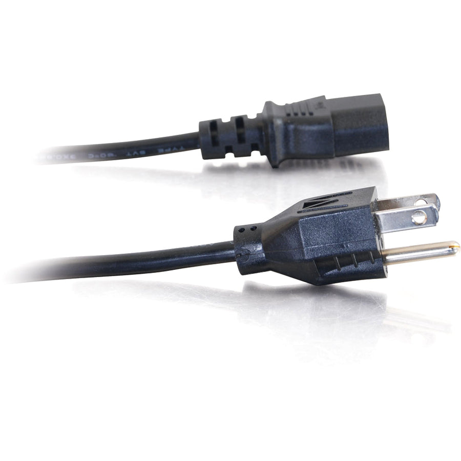 C2G 10ft Power Cord - 18 AWG - NEMA 5-15P to IEC320C13 - Computer Power 03134