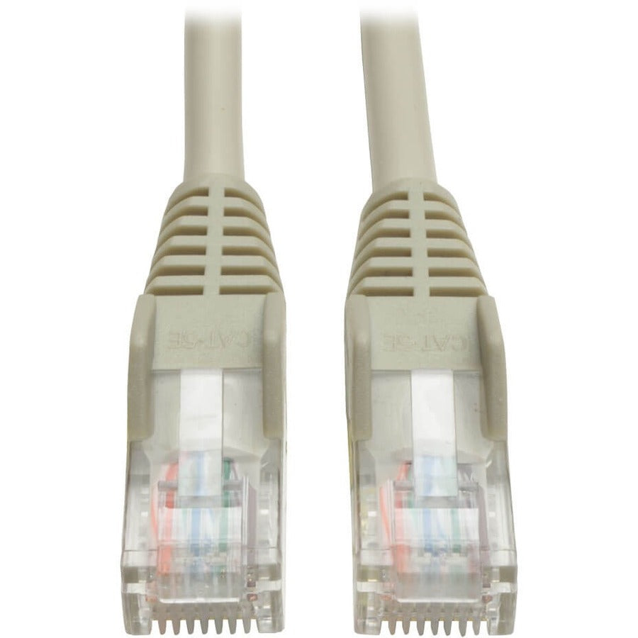 Eaton Tripp Lite Series Cat5e 350 MHz Snagless Molded (UTP) Ethernet Cable (RJ45 M/M), PoE - Gray, 75 ft. (22.86 m) N001-075-GY