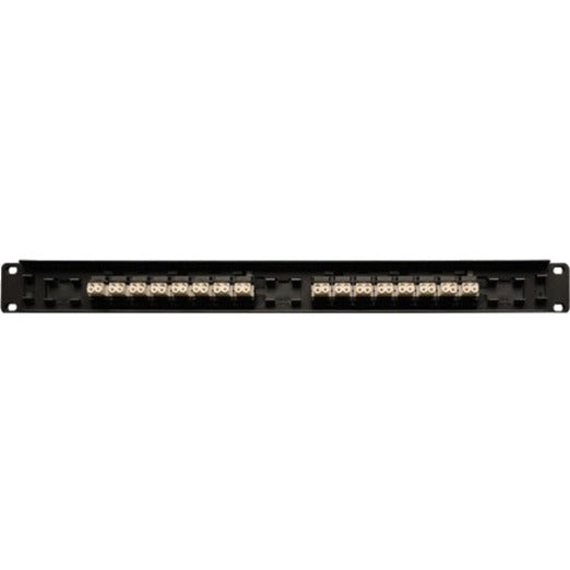 Tripp Lite by Eaton 16-Port Fiber Patch Panel, 1U (LC/LC), Multimode or Singlemode N490-016-LCLC