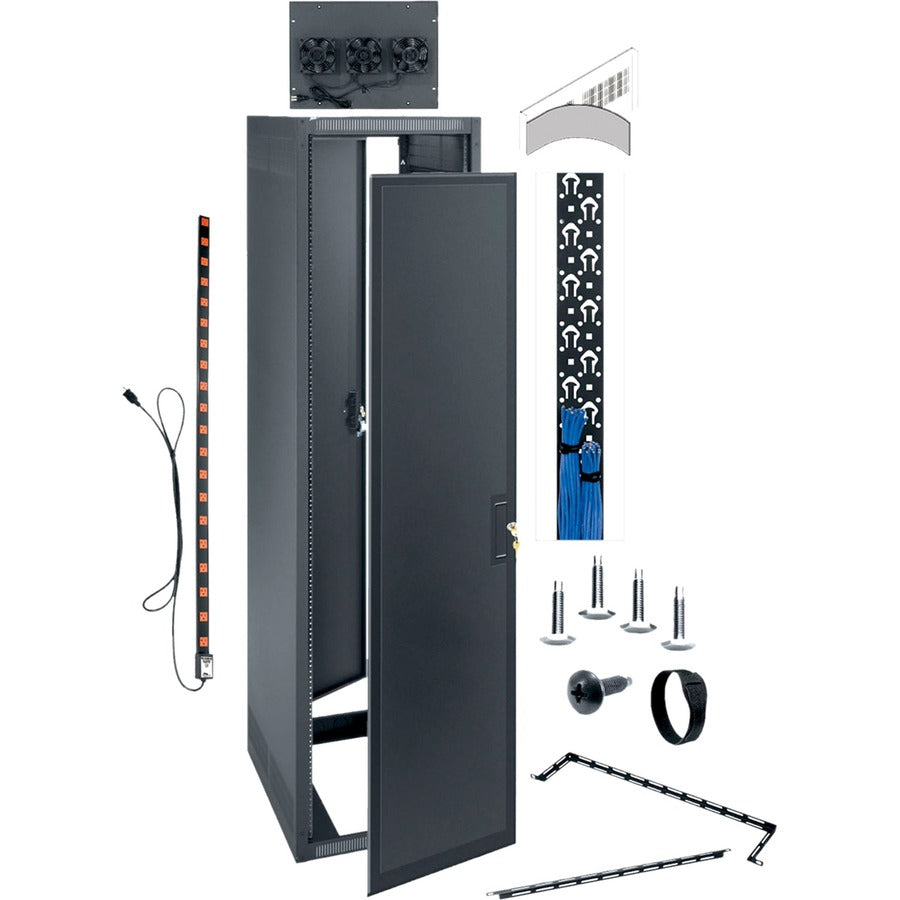 Middle Atlantic ERK Series 44RU AV Floor Standing Rack - 25in Depth Floor Standing Cabinet ERK4425AV