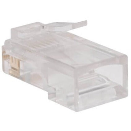 Eaton Tripp Lite Series RJ45 Plugs for Round Solid / Stranded Conductor 4-pair Cat5e Cable, 100-Pack N030-100