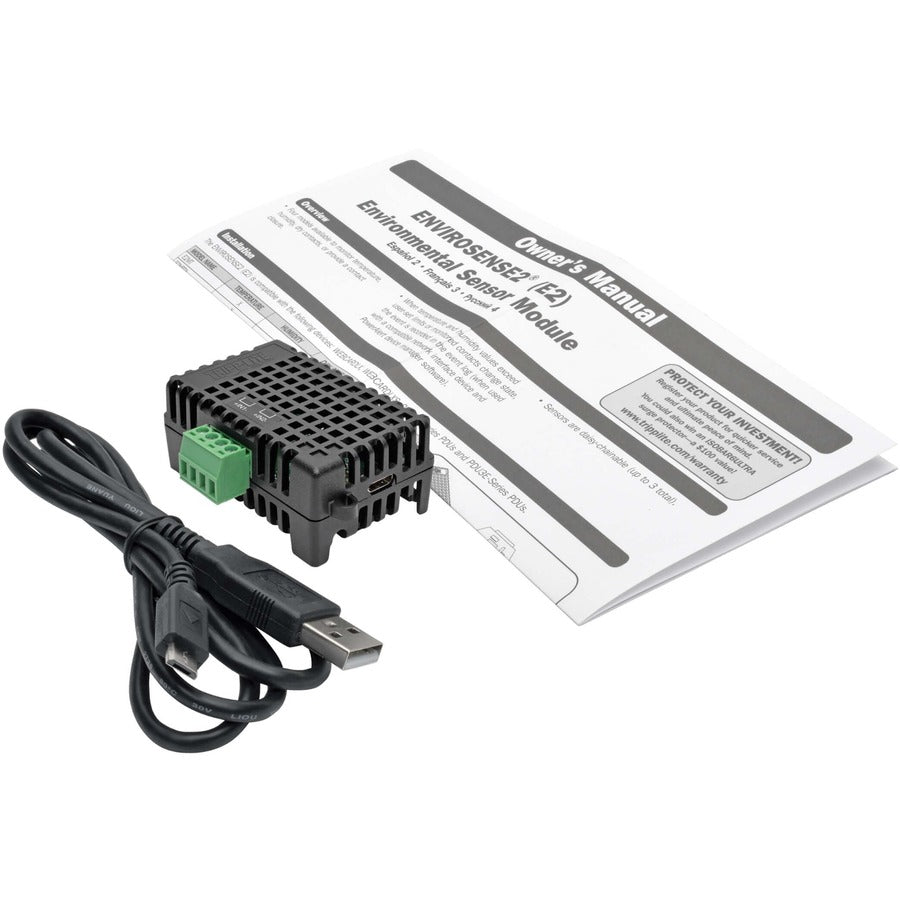 Tripp Lite by Eaton EnviroSense2 (E2) Environmental Sensor Module with Temperature, Humidity and Digital Inputs, TAA E2MTHDI